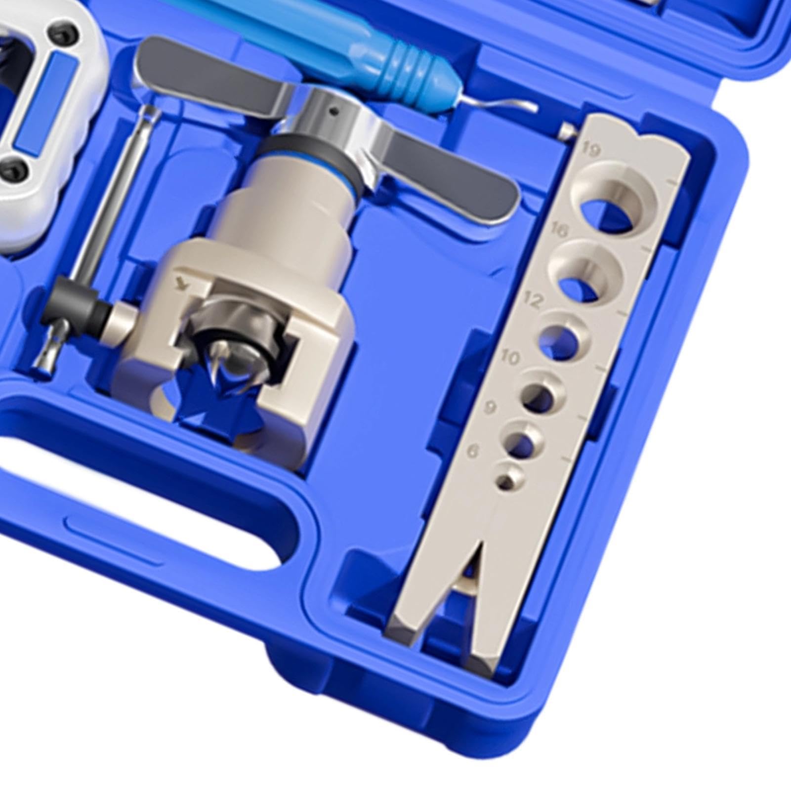 Genérico Kit Abocardador Frenos Set De Mantenimiento De Tuberías De Coche | Herramienta Abocinadora Para Frenos Automóvil Coche Para Garaje Taller Industria Hogar Exterior Automóvil Camión