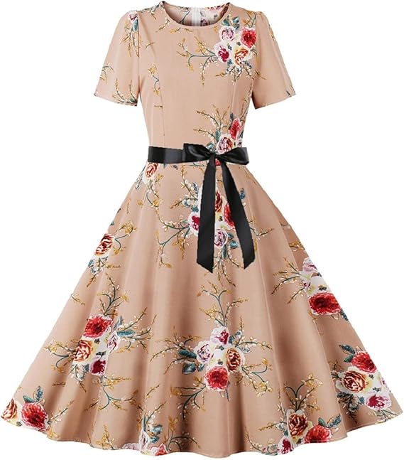 Amazon Co Jp レディース ワンピース Foreted 花柄 ミモレ丈ドレス 半袖 ベルと付き おしゃれ 着痩せ ドレス パーティードレス エレガンス 女らしい レトロ 洋服 体型カバー タイト ファッション Amazon Co Jp レディース ワンピース Foreted 花柄 ミモレ丈ドレス 半袖 ベルと付き おしゃれ 着痩せ ドレス パーティードレス エレガンス 女らしい レトロ 洋服 体型カバー タイト ファッション