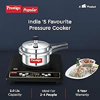 Vista 14 de Prestige PRP4 Aluminum Pressure Cooker, 4 L, Silver