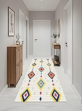 سجادة مطبخ طراز Bosat-38 غير قابلة للانزلاق متينة وأنيقة مصنوعة من مواد عالية الجودة لغرفة المعيشة وغرفة الطعام والمدخل من بساط، مقاس 1 × 3 م