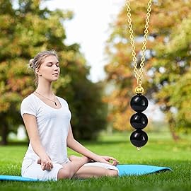 SmileBelle Black Tourmaline Necklaces for Women, Protection and Healing Spiritual Crystal Necklaces, October Birthstone Necklace Black Tourmaline Jewelry for Women Teen Girls as Christmas Gifts