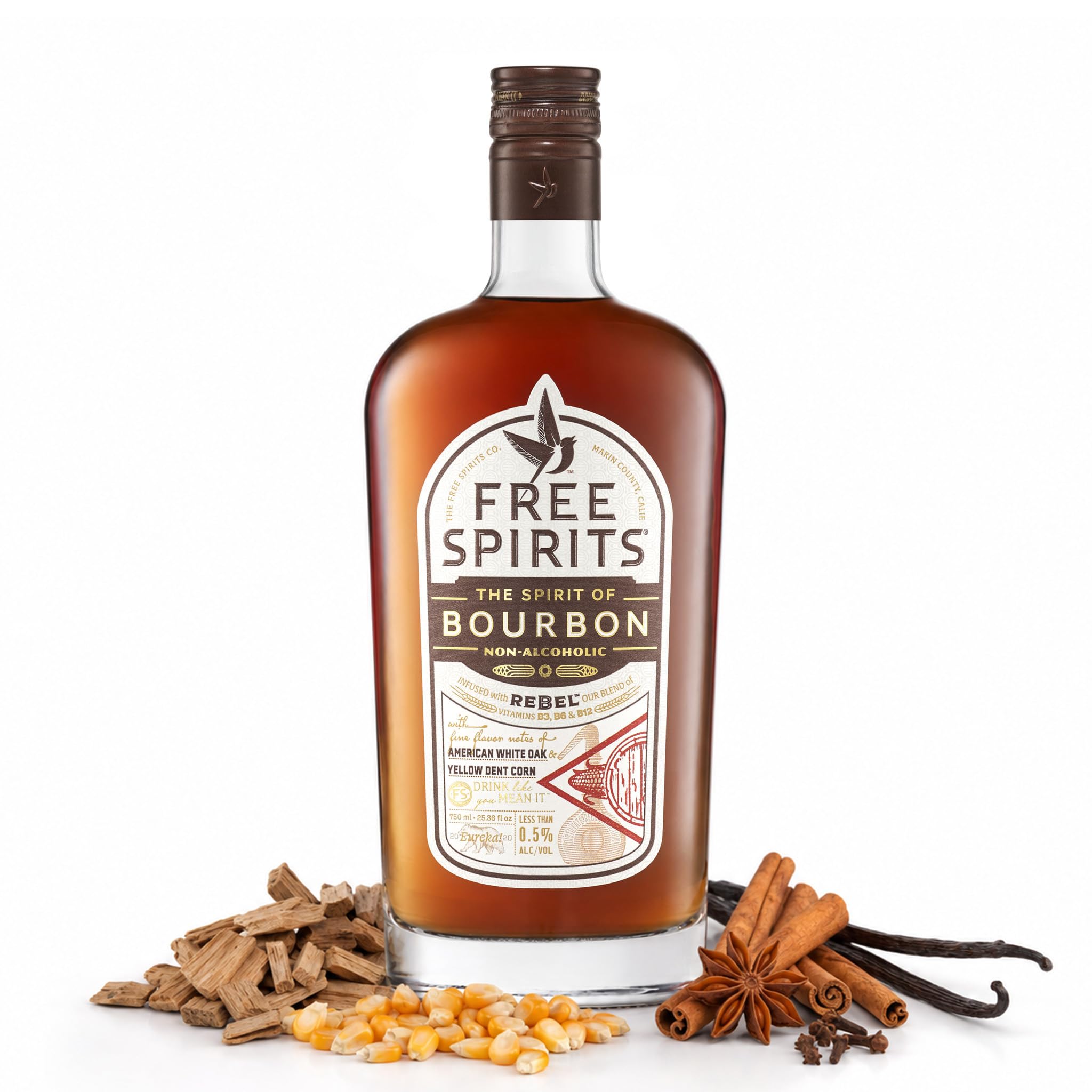 Amazon.com: Free Spirits Zero Proof Bourbon Alternative, Award