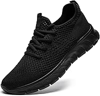 welcometoYRLTYO Men's Slip-On Running Shoes: Lightweight Breathable Mesh Walking Sneakers for Gym & Casual Wear