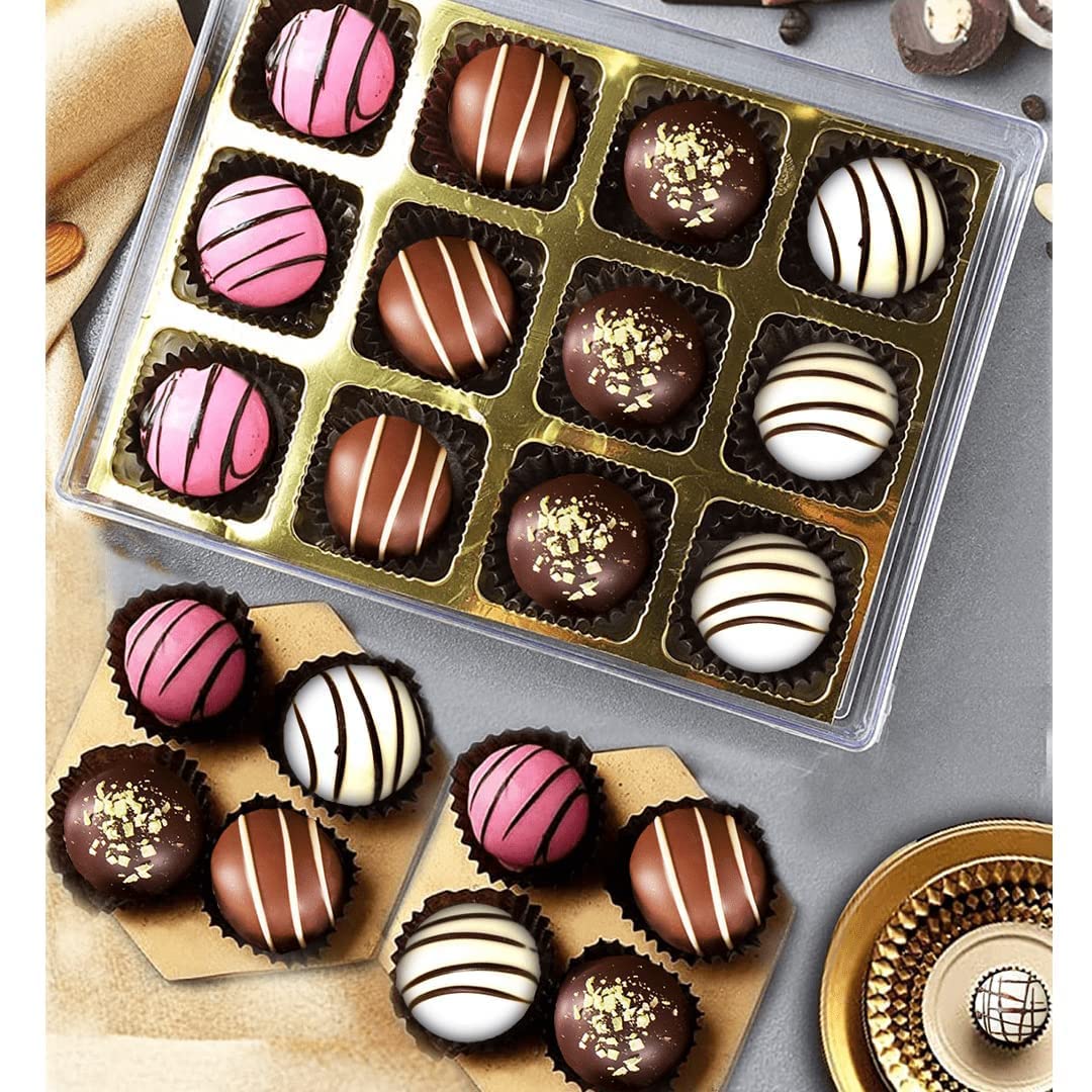 WINNI - 12 Pcs Premium Chocolate Truffles Gift Hamper | Belgian Luxury Gift | Chocolate Gift Bouquet & Basket | Handmade Celebration Chocolate Gift Pack | Imported Chocolate | Chocolate Gift Box | Chocolate Gift For Happy Birthday (B0DDC1K661) Amazon Price History, Amazon Price Tracker