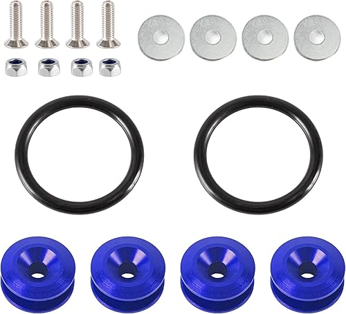 SINGARO Kit de cierre de liberación rápida para maletero de parachoques, 4 piezas de sujetadores de parachoques delantero trasero compatible con disponible en Yaxa Colombia