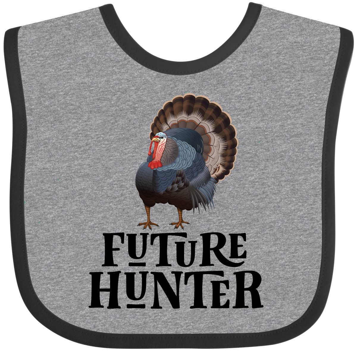 inktastic Turkey Hunting Future Hunter Baby Bib
