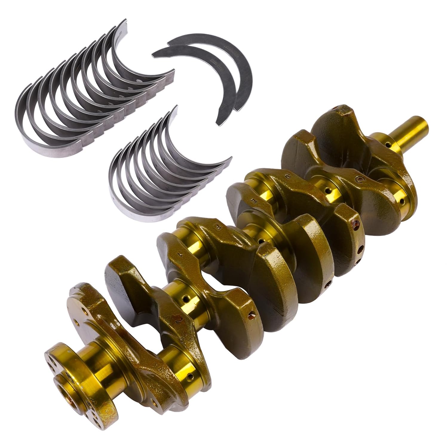 Bario Crankshaft with Rods Bearing Kit Replacement for 2010-2015 Hyundai Sonata Santa FE, for Kia Forte Optima 2.4L L4# 23111-2G200 21020-2G100 23060-2G150 21020-25150