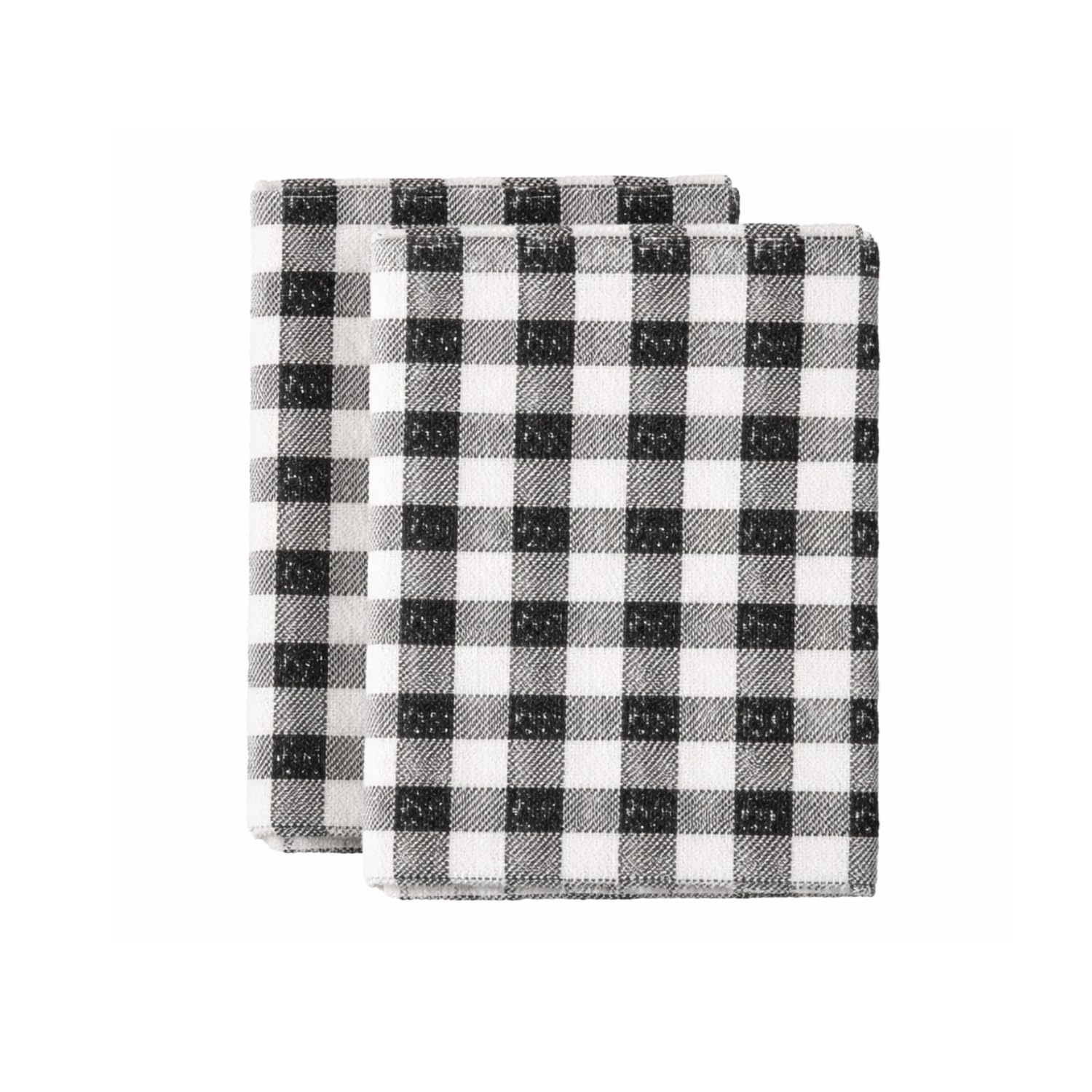 Homeshopa.com 2Pk Grey/White Homeshopa Eco Multipurpose Cleaning Cloths, Antibacterial 100% Recycled, Super Absorbent Durable & Soft Household Utility Cloth For Kitchen, Bathroom, Window ()