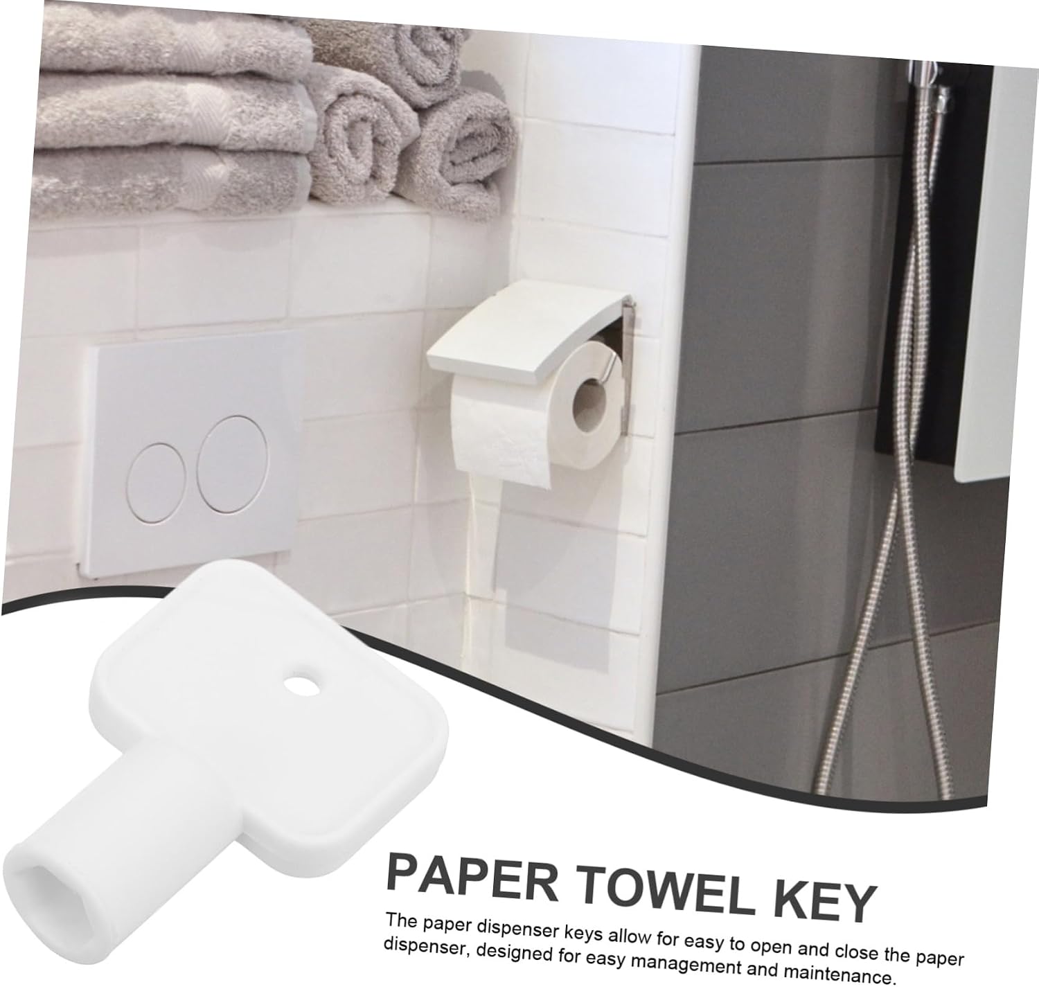 LIFKOME Toilet Tissue Dispenser Key Paper Towel Dispenser Bathroom Key Replacement