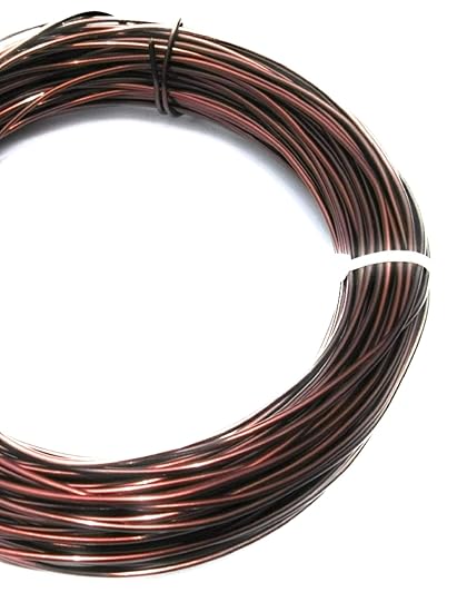 66 Meters Anodized Aluminium Wire - 2 mm for Bonsai & Electrical Use