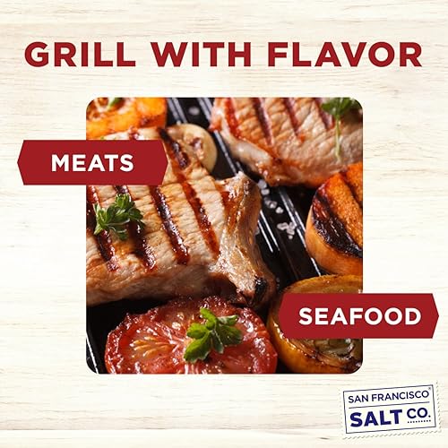 Vista 19 de Sal marina ahumada de madera de Alderwood, 5 oz. Bolsa - San Francisco Salt Company