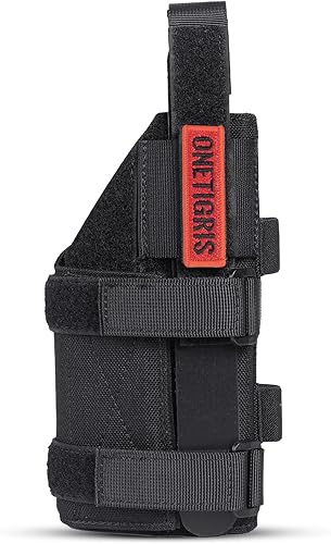 OneTigris Gun Holster Right Handed Nylon Pistol Holster for Most Compact Medium Full Size Pistol 19111719202145 M&P Shield 9mm with Under Barrel