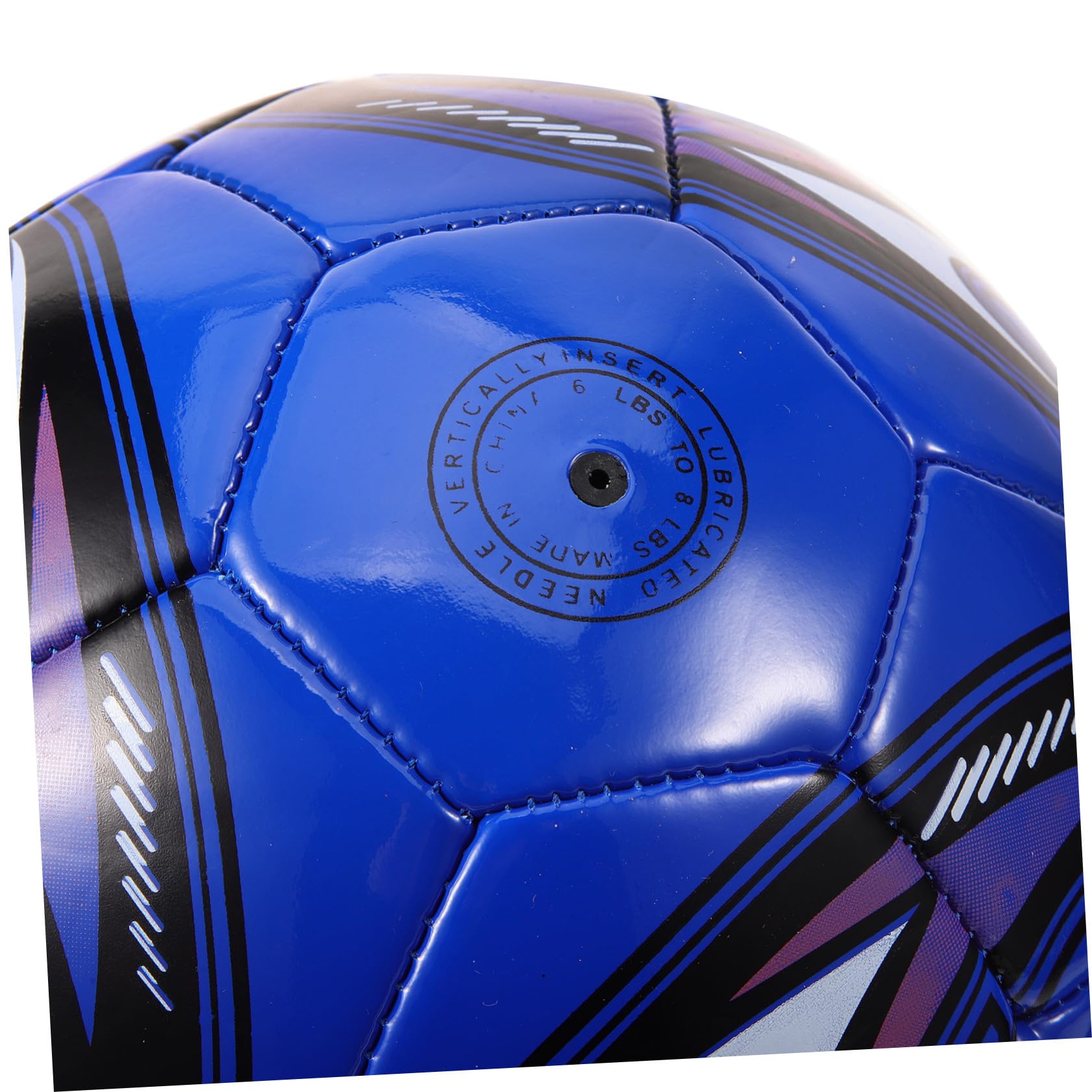 Balón de Fútbol Talla 5 de PVC Azul para Niños y Niñas | Entrenamiento y Juego, Tacto Agradable, Resistente al Desgaste, Adecuado para Primaria