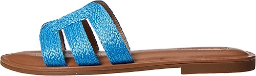 Vista 8 de The Drop Monika - Sandalias planas de meter con banda en H para mujer