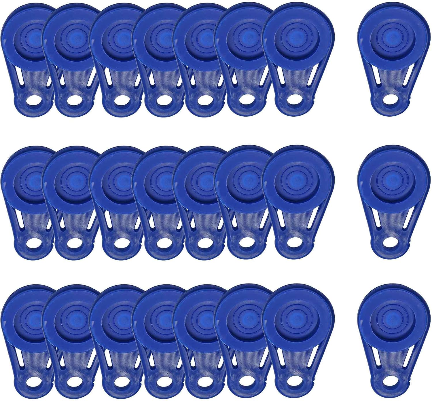 25PCS Movable Tarp Clips No-Damage Grip Snaps Heavy Duty Tarp Grabbers for Outdoor Camping Tent Awning Banner Cover Tarps Plastic Sheeting Tie Down Accessories, Black