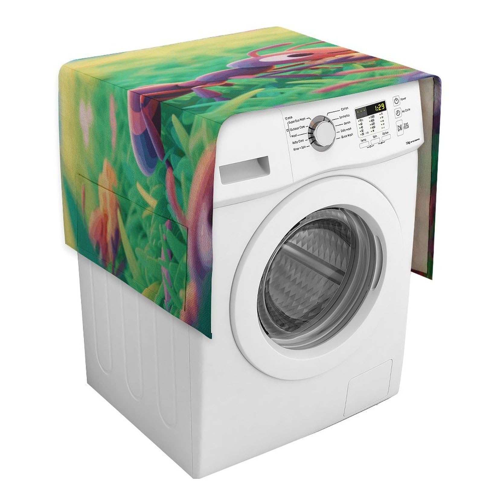 Vstadank Style Ants Foraging Dust Cover Dustproof Washer And Dryer Covers For The Top Fridge Dust Cover Multi-Purpose Decorative Kitchen Appliance Covers For Home Machine Protector