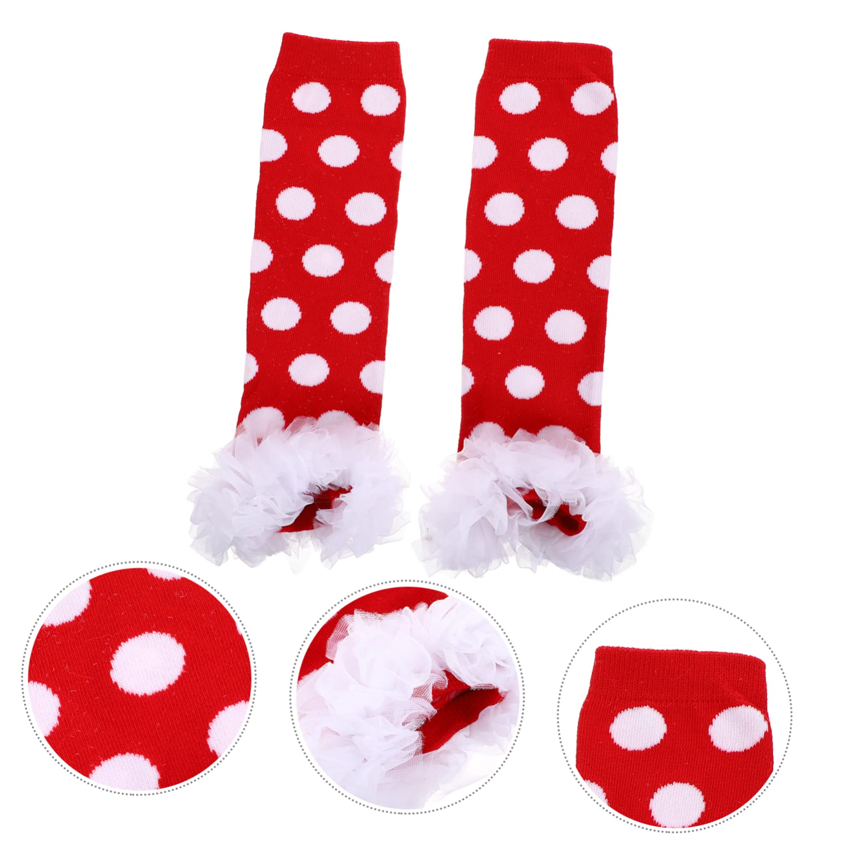 LIFKOME 1 Leg Warmers Boys and Girls Leg Sleeves for Winter Boot Cuff Christmas