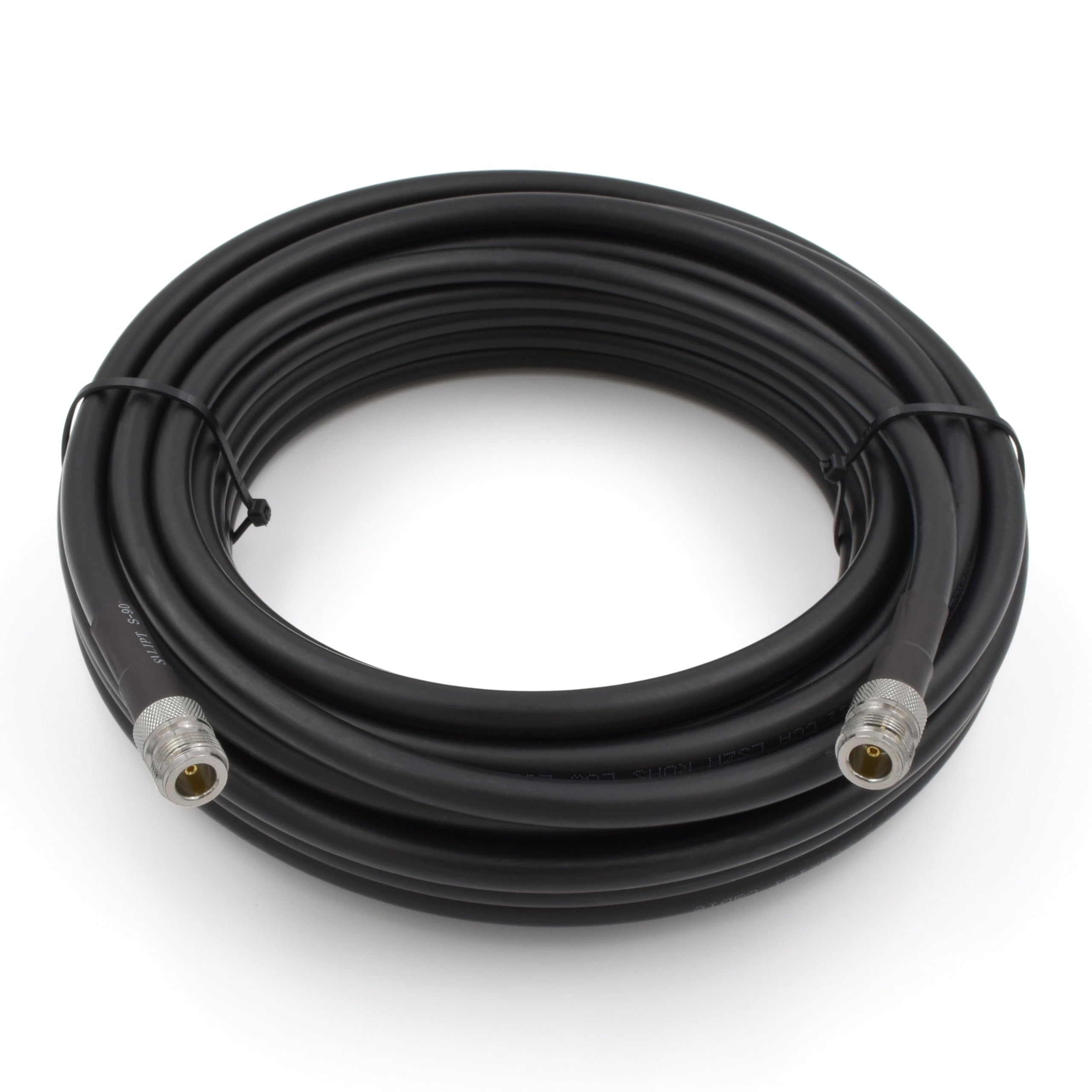 N femelle à N femelle 40m Cable coaxial 50ohm 8D-FB Ø11.1mm Câble d'extension exterieur à faible perte rallonge etanche pour Routeur WIFI Radio Antenne LTE GSM Amplificateur 4G 5G 6G LTE Hotspot