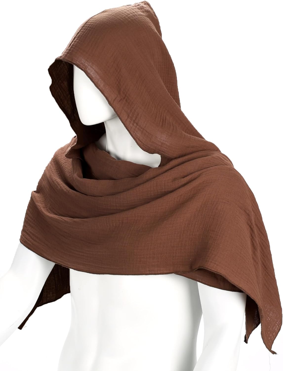 Ultrafun Medieval Renaissance Shawl Scarf Cape Men Women Multifunctional Hooded Cowl Halloween Cosplay Costume Accessories - Image 3