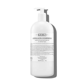 Kiehls Amino Acid Conditioner, Strengthening and Moisturizing Hair Treatment, with Amino Acids, Jojoba and Coconut Oil to Improve Manageability and Added Shine, Suitable for All Hair Types