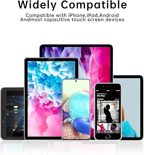 Miniatura 27 de Stylus (5 unidades), lápiz capacitivo 2 en 1 para pantalla táctil, alta precisión y sensibilidad, adecuado para tabletas iPhone/iPad/Android