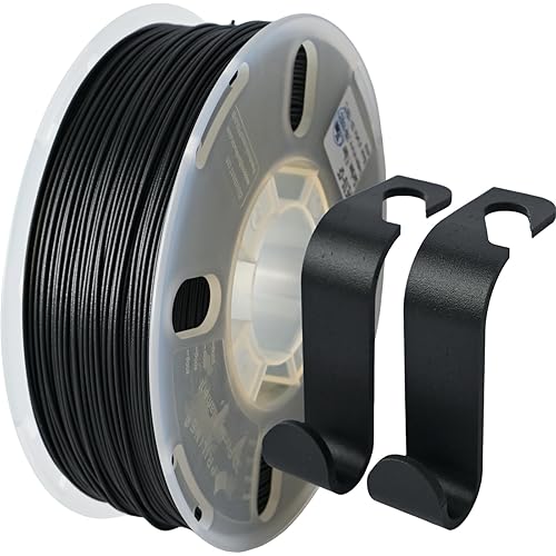 Filament, PRILINE Carbon Fiber PETG 3D Printer Filament 1.75mm, High Strength Carbon Fiber 3D Printing Filament 1kg Spool,Black