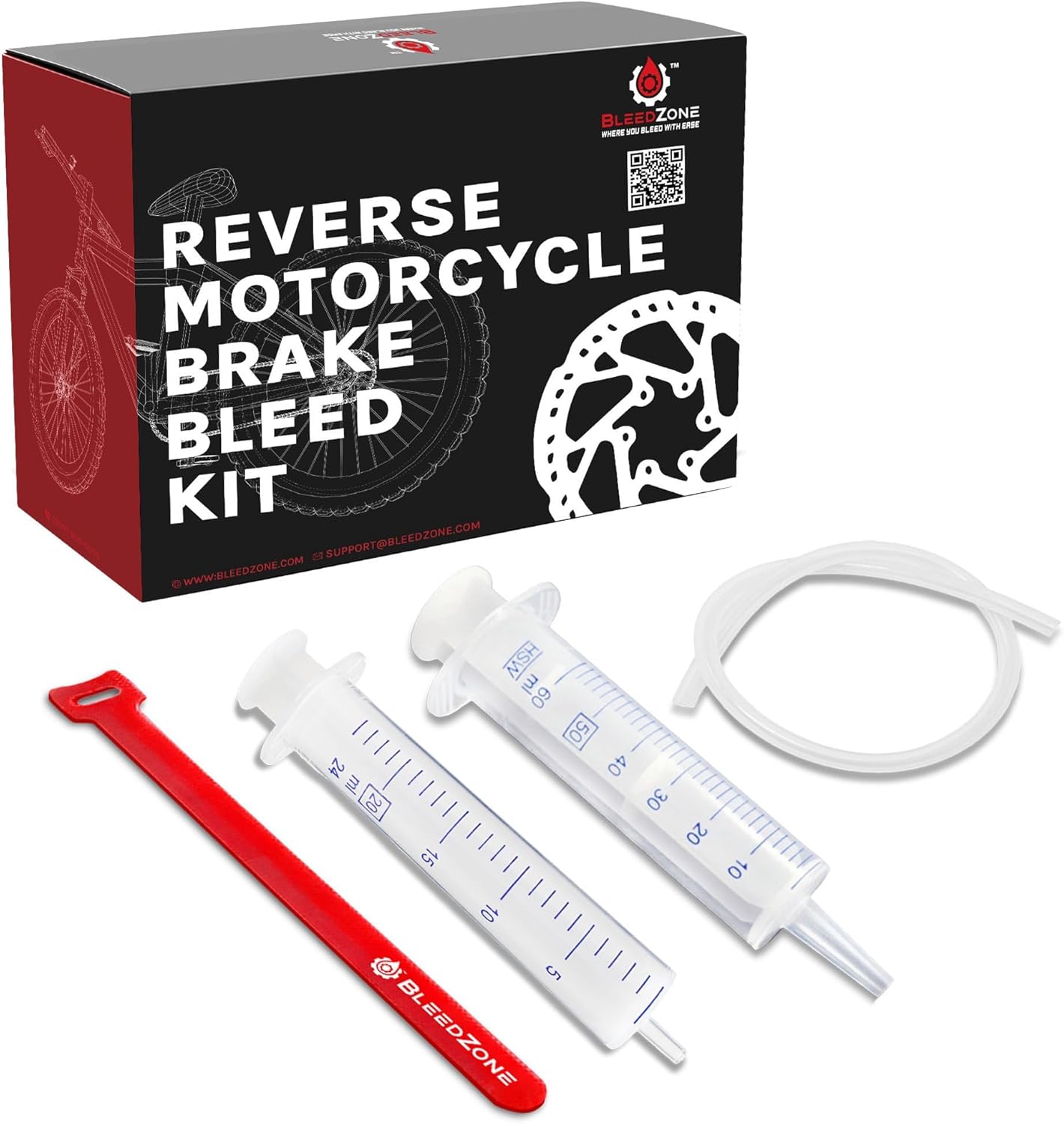 BleedZone Motorcycle Brake Bleed Kit