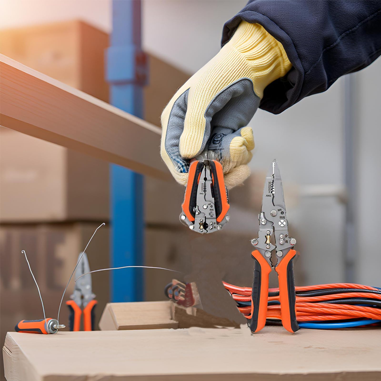 12-in-1 Multifunctional Wire Stripper, Foldable Wire Stripper — Amazon image 6