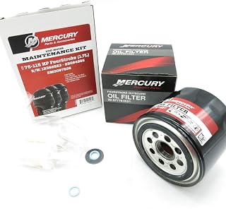 OEM Mercury 100 Hr Maintenance Kit - 75-115HP FourStroke 1.7L Outboard 8M0097856