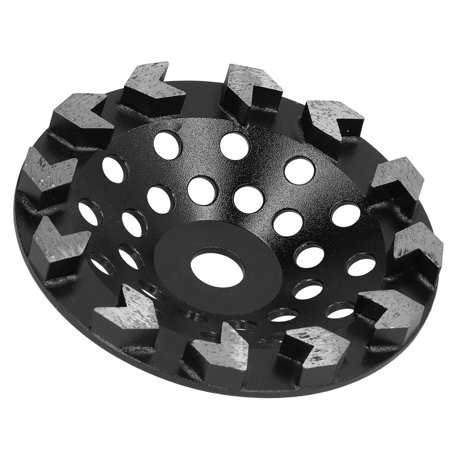 ： Meule Diamantée 180 Mm 10 Dents pour Béton, Pierre, Ciment – Accessoire de Meuleuse d'angle pour Ponçage, Préparation de Nivellement – Disque de Meulage avec Corps en Acier pour Usage