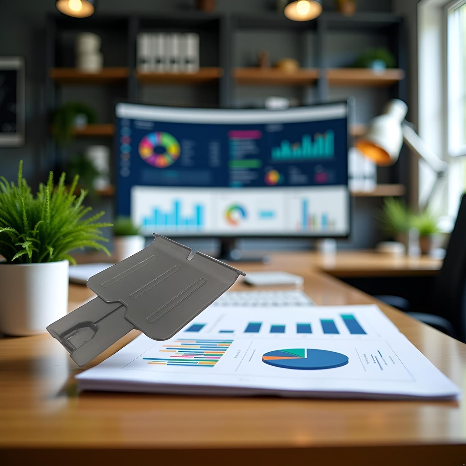 Black RM1-6903-000CN RM1-6903 Paper Output Delivery Tray Compatible with HP P1102 P1102w P1102s M1536 P1005 P1006 P1007 P1008 P1106 P1108 P1109 P1607 Computer Printer Trays