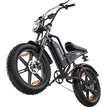 Electric Bike for Adults,16"/20" Fat Tire Commuter Ebike | 1500W Peak Motor 20MPH Electric Bicycle with 48V 15Ah Removable Battery,60 Miles PAS Range,UL Certification