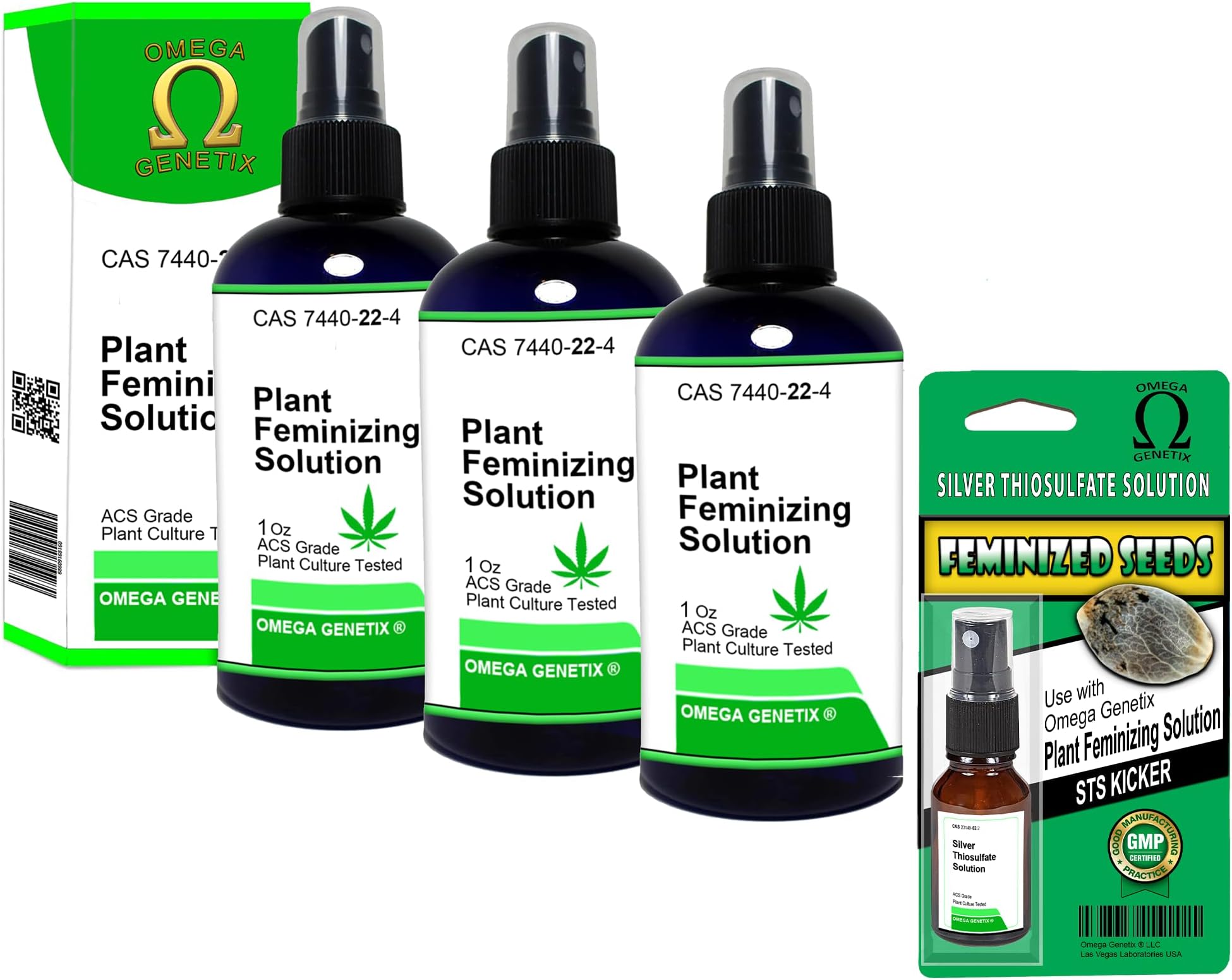 Plant Feminizing Spray, 3 oz Triple Pack | with STS Kicker