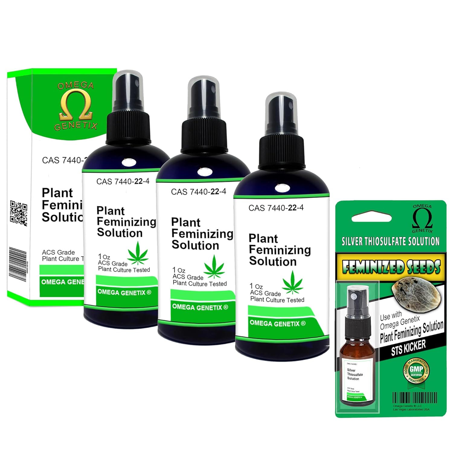 Plant Feminizing Spray, 3 oz Triple Pack | with STS Kicker