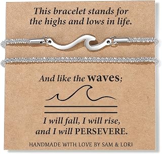 SAM & LORI 2-Layer Bracelet with Inspiring Meaning-Gift Box-Meaningful Card-Gifts for Teens/Women