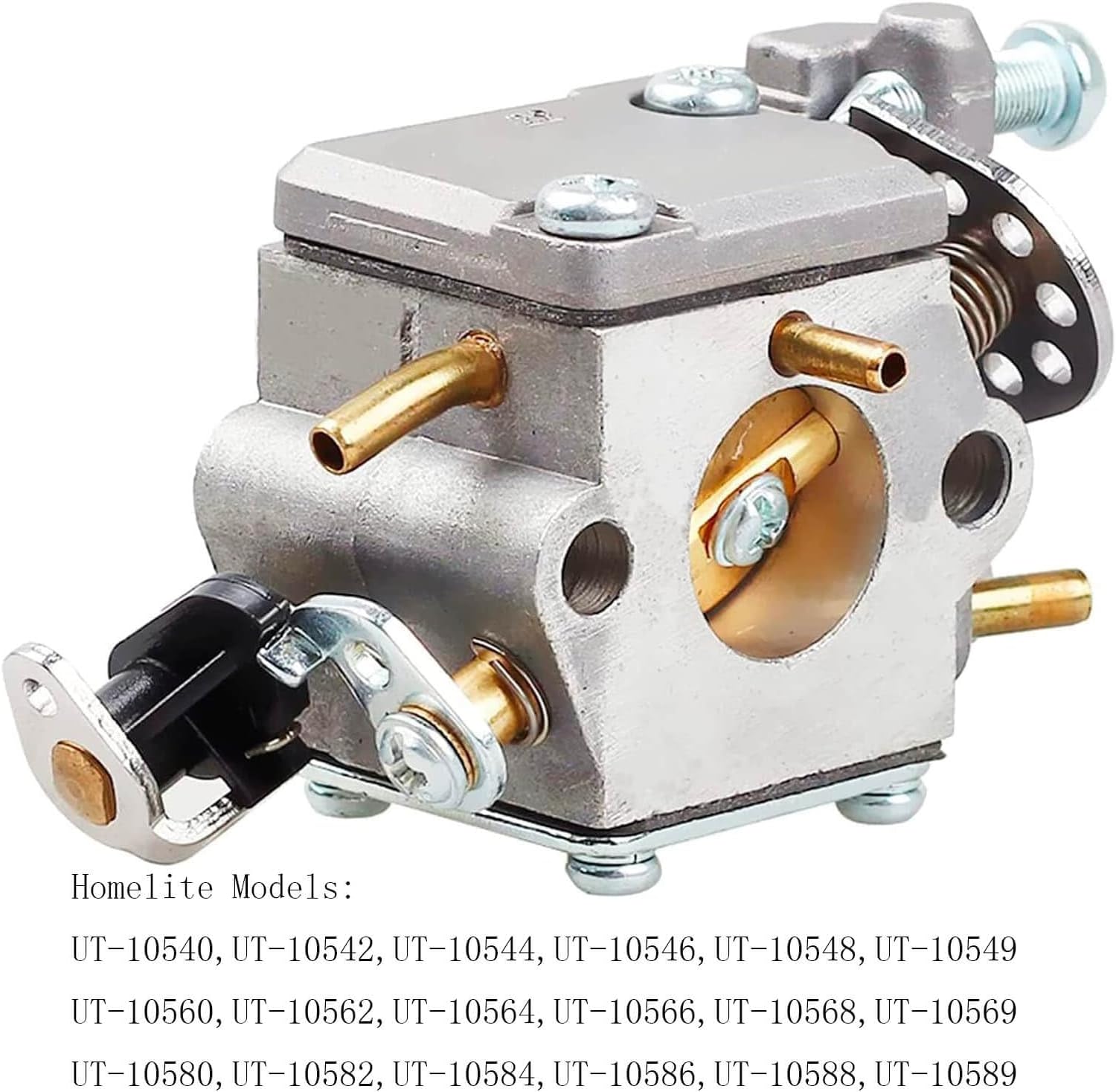 Compatible with Carburetor for Homelite Chainsaw UT10540 UT10542 UT10544 UT10546 UT10548 UT10560 UT10566 UT10568 UT10580 UT10582 UT10584 35cc 38cc 42cc Carb Replace 309362001 309362003