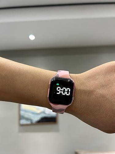 Miniatura 3 de e-vibra Reloj despertador vibratorio, reloj impermeable de entrenamiento para ir al baño, reloj de recordatorio de medicamentos recargable con
