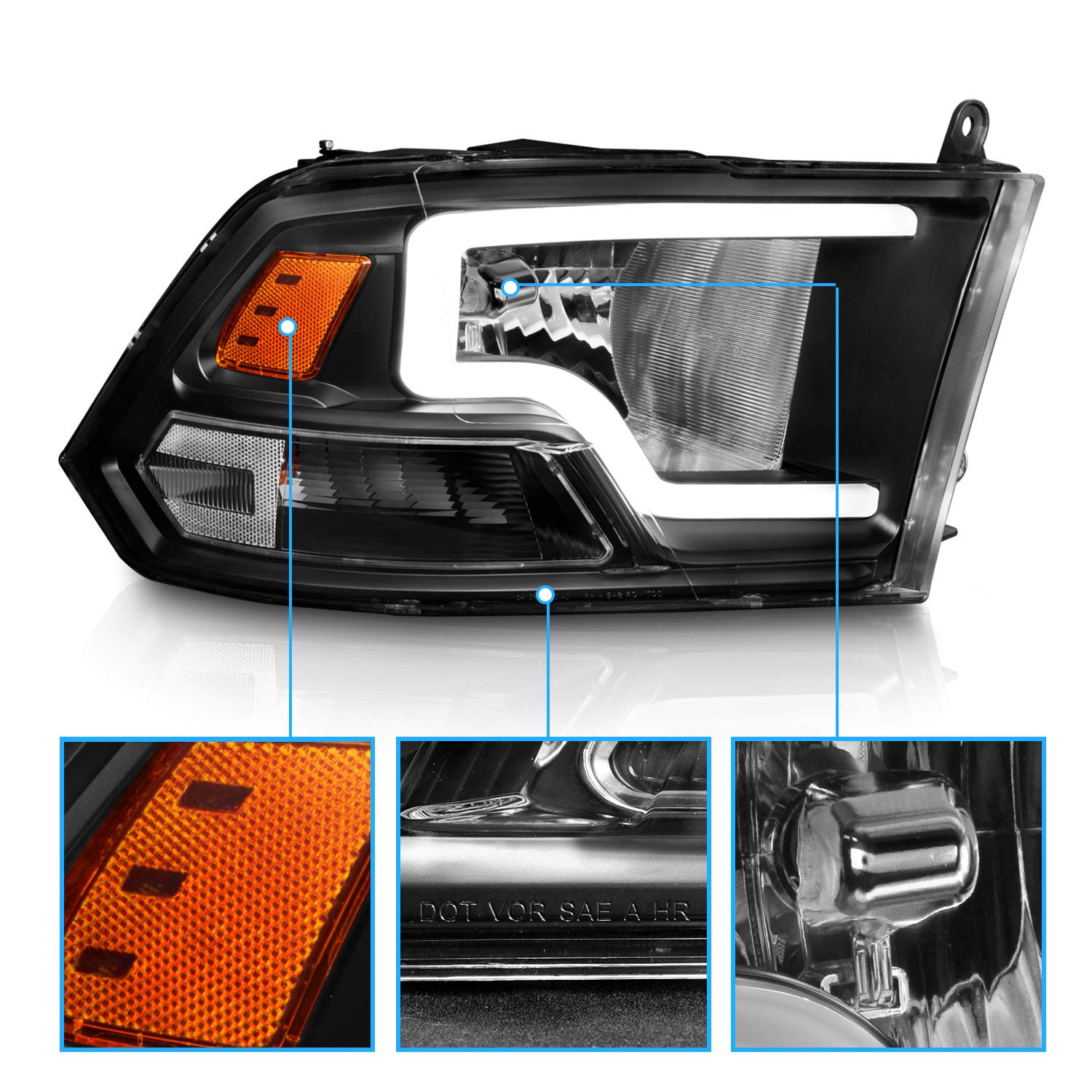 IRIS SELECTIONAKKON Fit 20092019 Dodge Ram 1500 2500 3500 Lights w