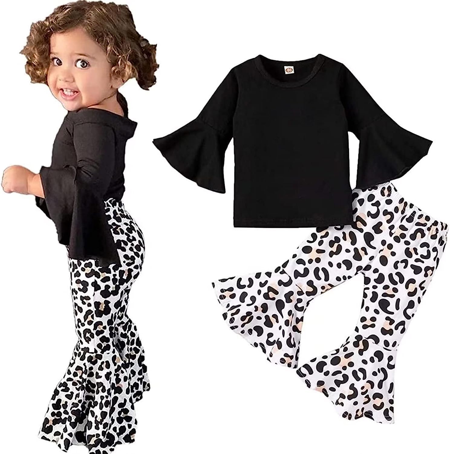 Juflam Baby Mädchen Kleidung Rüschen Strampler + Schleife De
