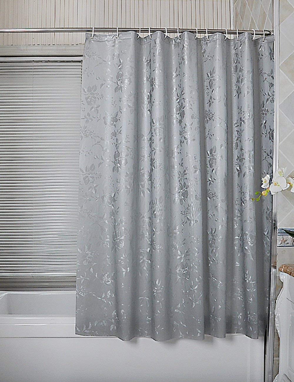 Mu Home - Cortina de ducha impermeable para baño, cortina de ducha impermeable, más gruesa, para baño y ducha, cortinas de baño (varios/tamaño opcional)