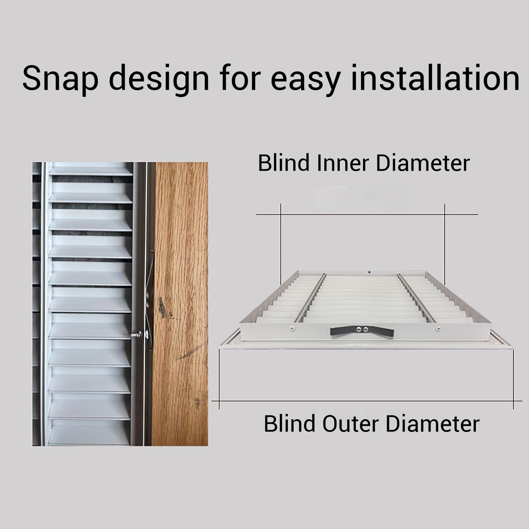 Lüftungsgitterabdeckung 10x10 Zoll für Schrank