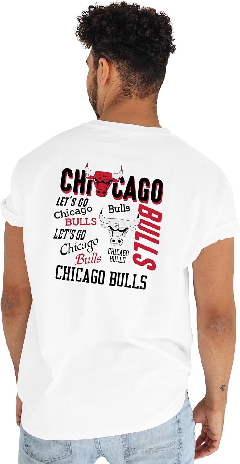 Blue 84 NBA Officially Licensed T-Shirt Front/Back White - Image 3