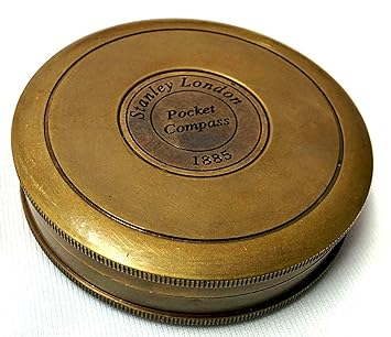 Antique Brown Finish Brass 2 Inch Compass Maritime Compass Item (Brown Antique Compass)