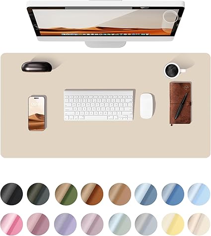YSAGi Leather Desk Pad Protector
