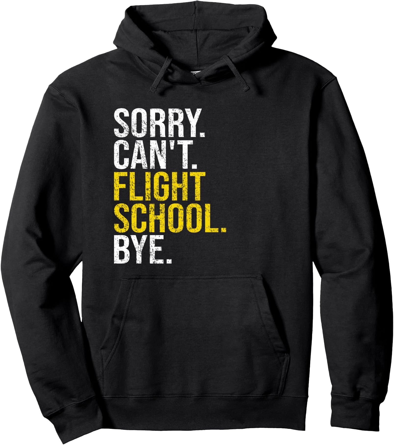 Sorry Can't Funny Flight School Student Future Pilot Gift Pullover Hoodie