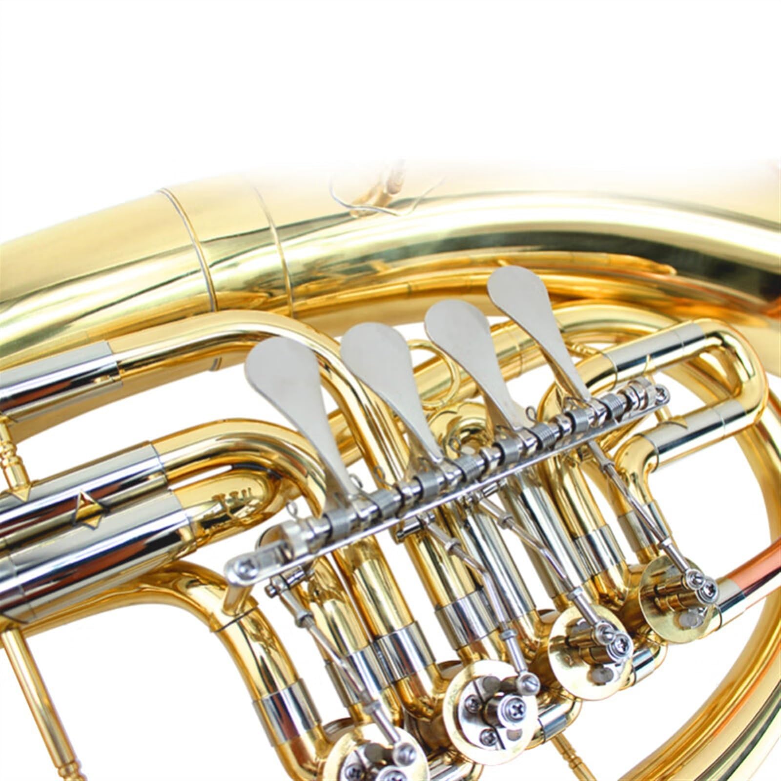 Professionelles Euphonium 4 Flachklappen B-Dur Euphonium Phosphorbronze Mundstück Rohr Messingkörper Euphonium Mit Zubehör