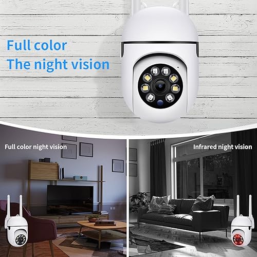 Miniatura 8 de FOSA Cámaras de seguridad para el hogar, cámara de vigilancia por voz de 2 vías para el hogar, 1080p HD Night Smart Cámara de seguridad inalámbrica