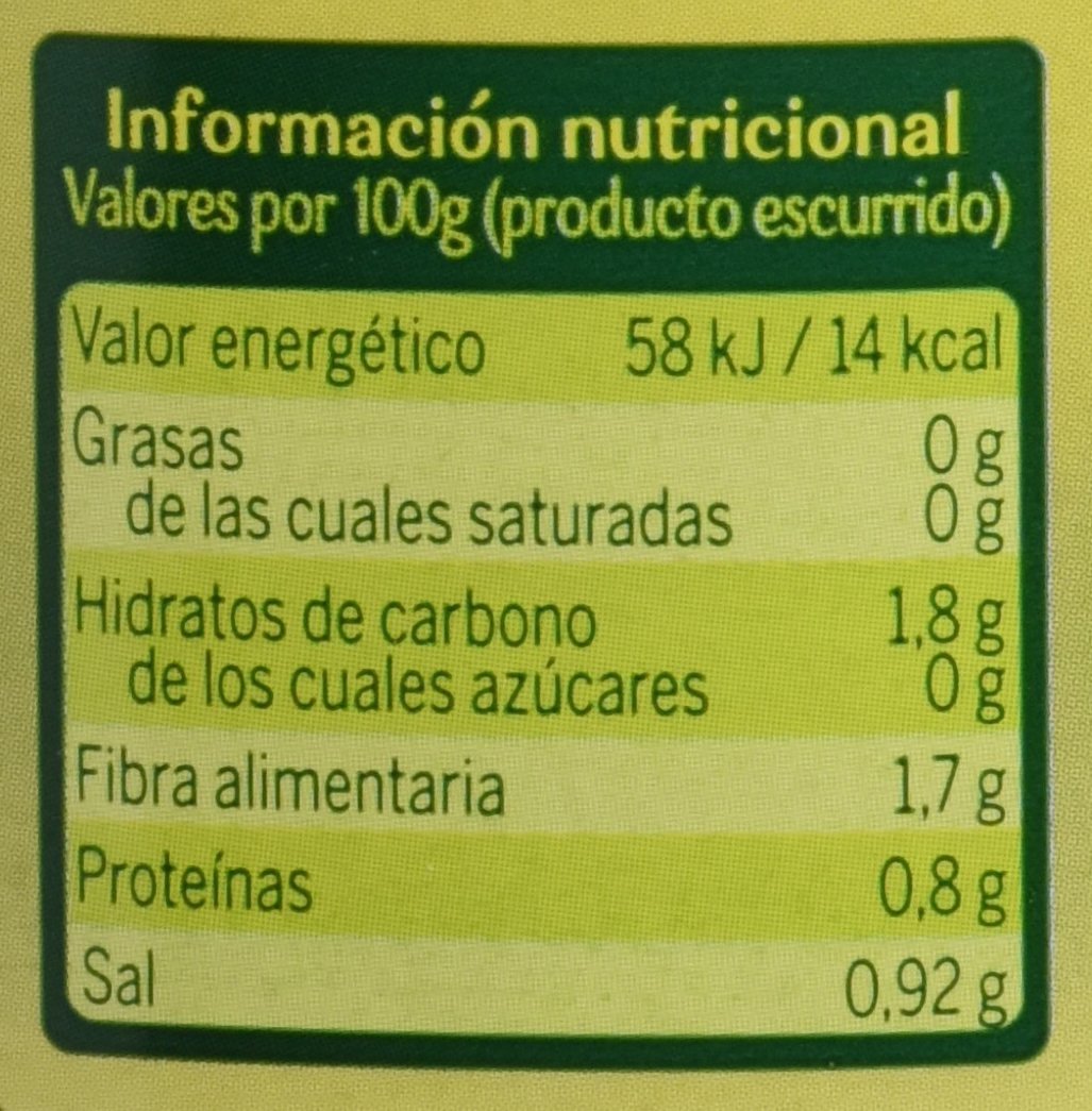 Gvtarra Judías Verdes Trozos Verdura - Paquete de 6 x 350 gr - Total: 2100 gr