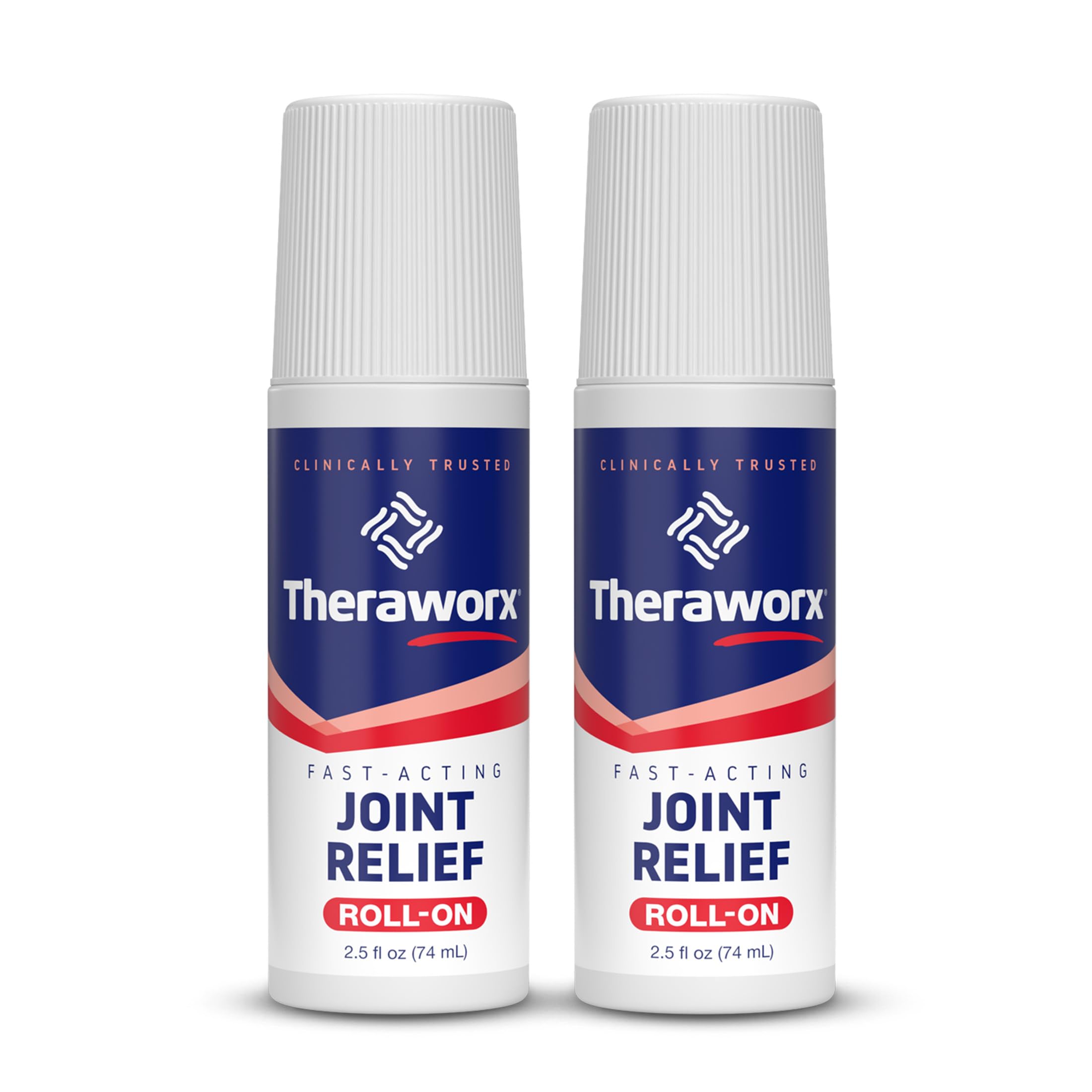 Theraworx Fast-Acting Joint Relief Roll-On, 2.5oz (2 Count)