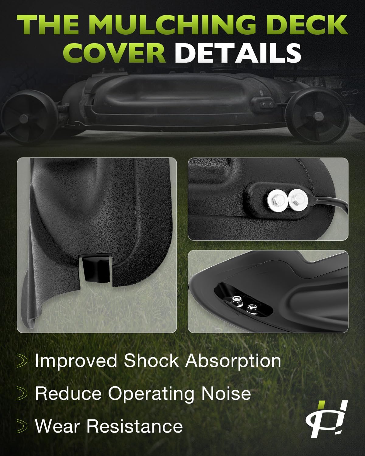 HQPASFY 19A30047100 Mulching Kit Compatible with 46" Deck CubCadet XT1-LT46 KH XT2-LX46 KH FAB ZT1-46 KH FAB Zero Turn Mower Replaces 19A30047066, 19A30047791, 19A30047OEM